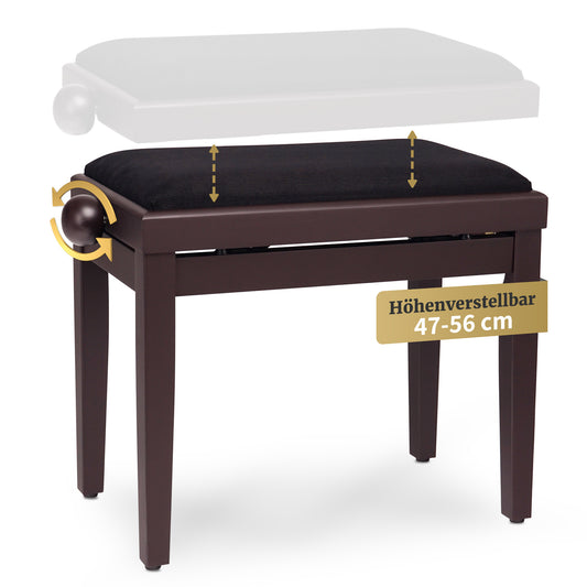 Produktbild von Classic Cantabile Pianobank Rosenholz Matt