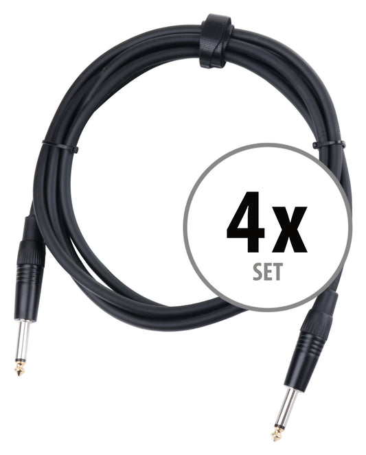 Produktbild von Pronomic Stage BOXJ1-2.5 Boxenkabel Klinke 2,5 m 4er Set