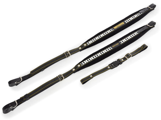 Produktbild von Zupan Akkordeonriemen "Standard" Pianodesign schwarz