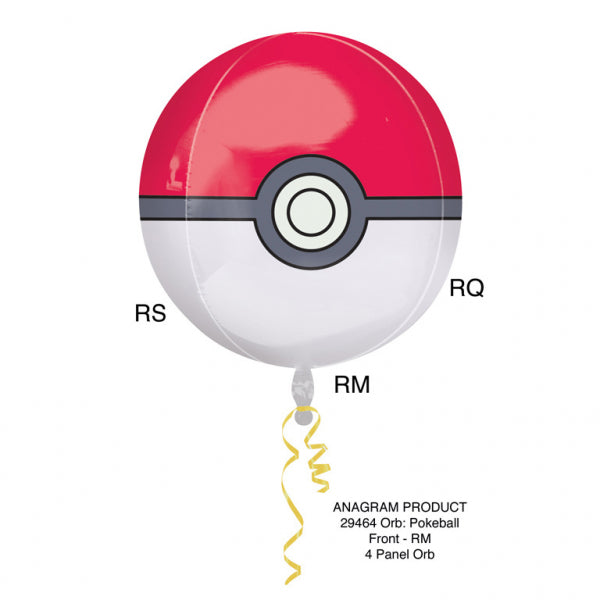Pokemon Folienballon Pokeball