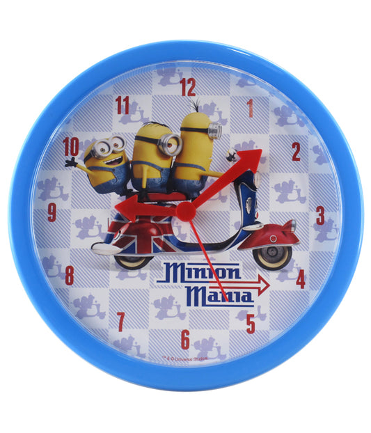 Minions Wanduhr Plastik