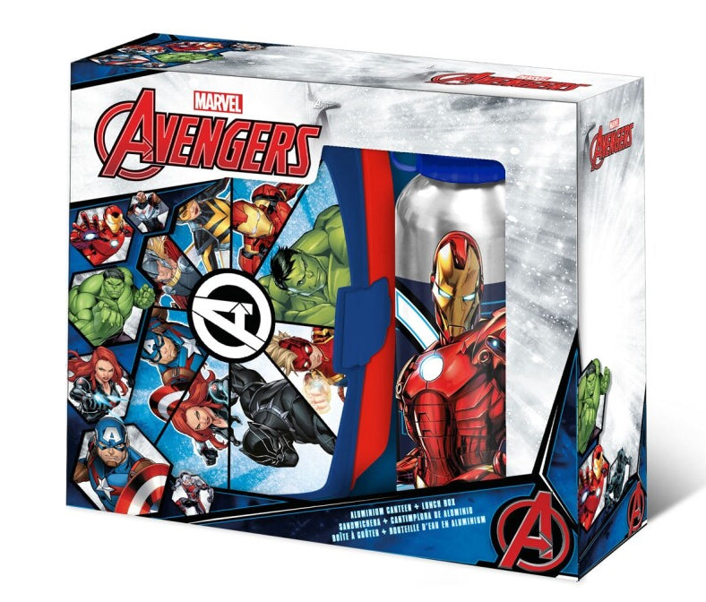 Marvel Avengers Lunchset Brotdose Trinkflasche