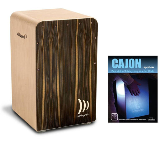 Produktbild von Schlagwerk CP604 Cajon Fineline comfort Mocca Set inkl. Cajonschule