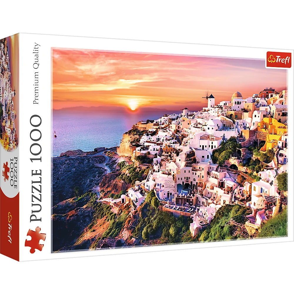 Sonnenuntergang über Santorini Puzzle