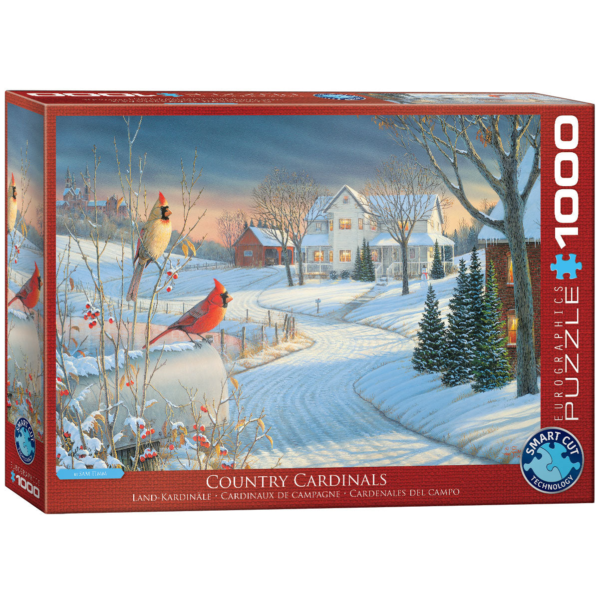 Sam Timm Landkardinaele Puzzle Teile