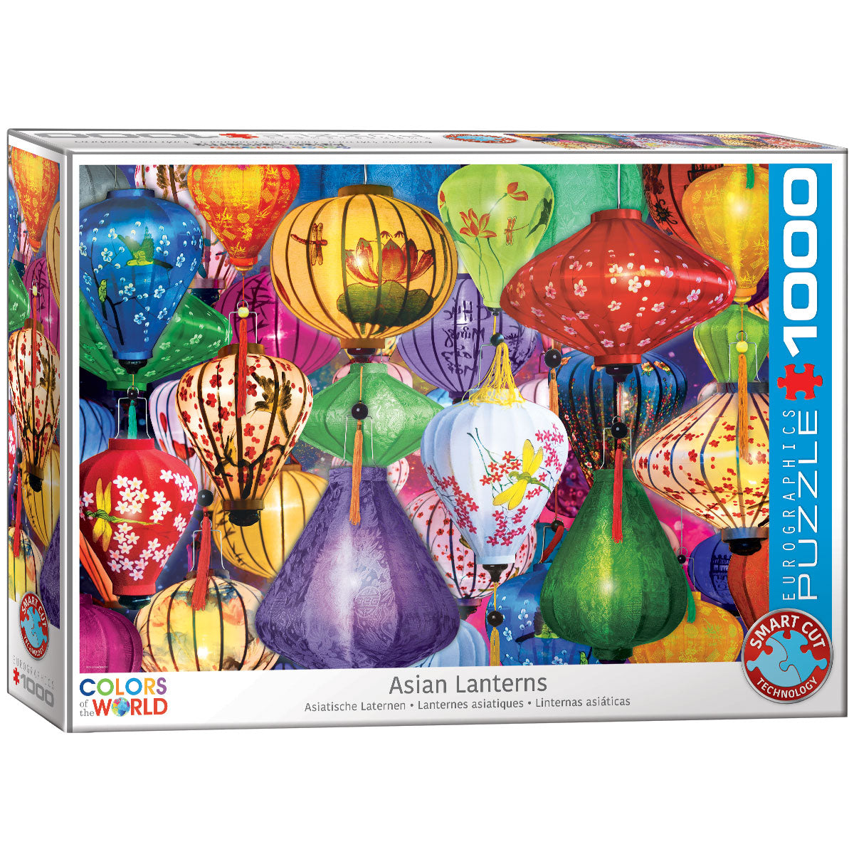 Asiatische Laternen Puzzle Teile