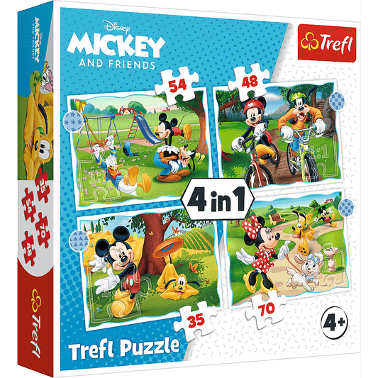 Mickey Mouse in Puzzle