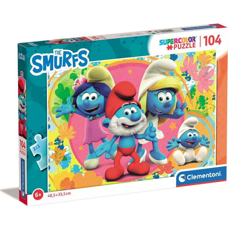 Clementoni Puzzle Supercolor Schlümpfe Teile