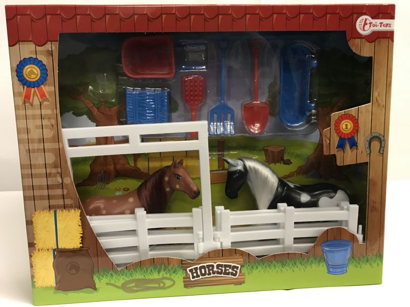 Pferde Stall Spielset Horses