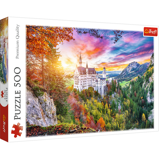 Blick auf Neuschwanstein Deutschland Puzzle