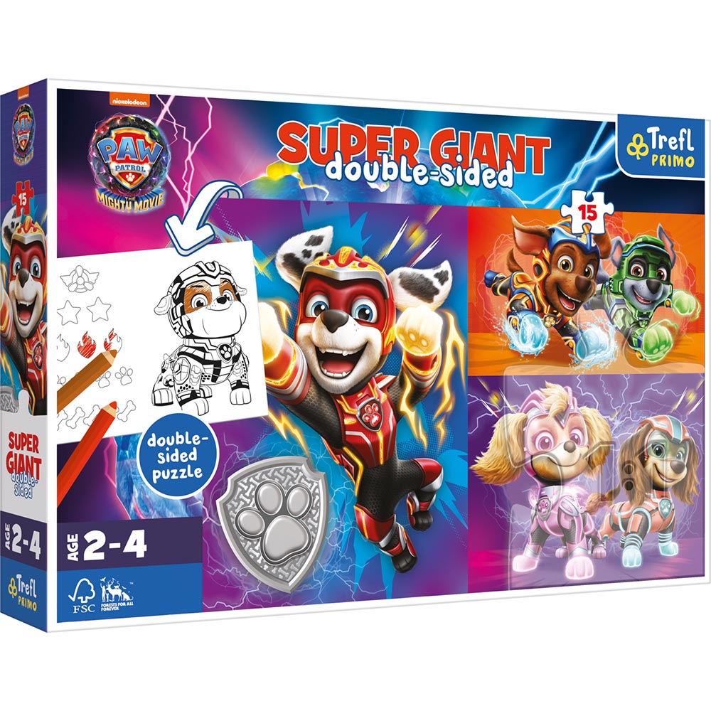 Paw Patrol Film Primo GIANT Puzzle Malvorlage