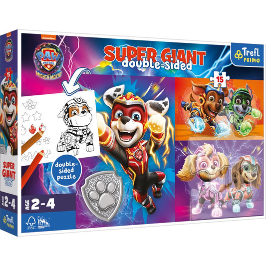 Paw Patrol Film Primo GIANT Puzzle Malvorlage