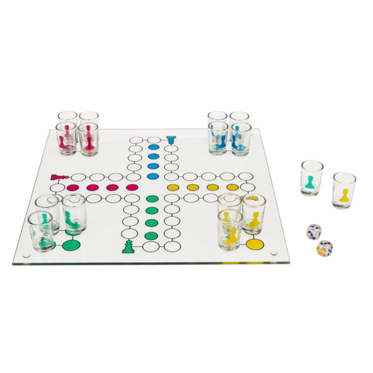 Ludo Glas Trinkspiel