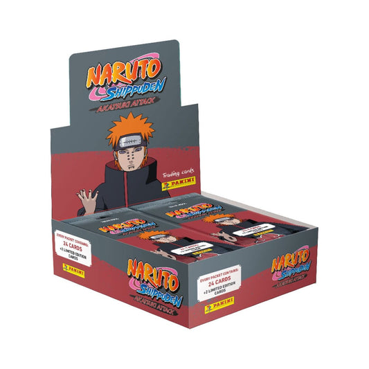 Naruto Shippuden Akatsuki Attax Trading Cards Fat Pack Box