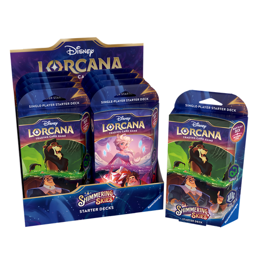 Disney Lorcana Set Shimmering Skies Starter Deck Display pcs EN