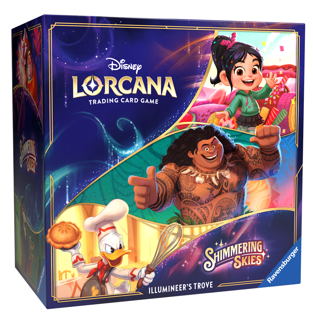 Disney Lorcana Set Shimmering Skies Illumnieers Trove Set Englisch