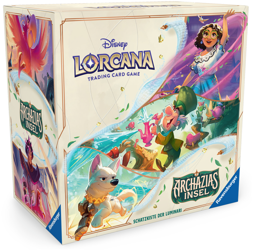 Disney Lorcana Set Archazias Insel Schatzkiste der Luminari DE