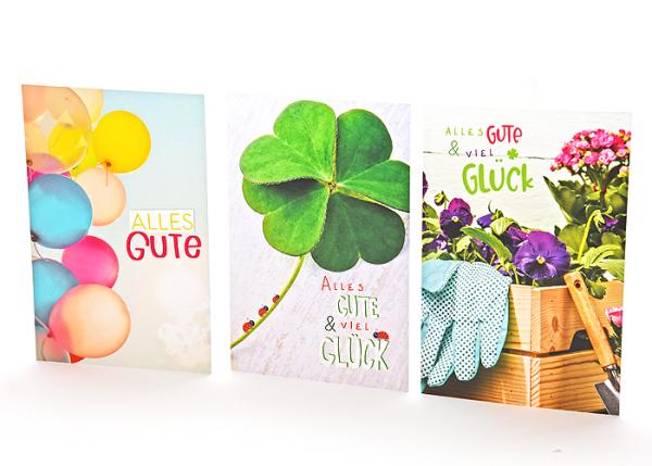 Glückwunschkarte allgemein Stück Motive