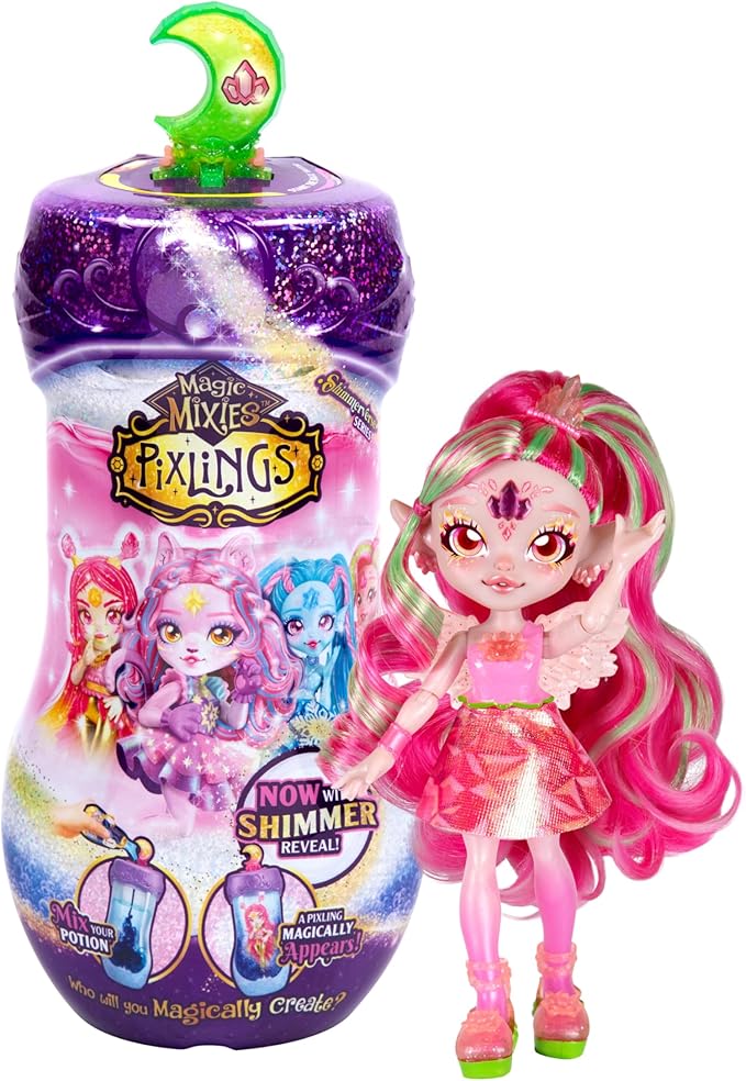 Magic Mixies Pixlings Faye The Fairy Pixling Puppe Mehrfarbig