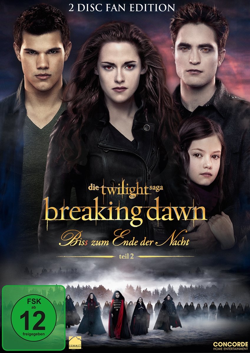 Twilight Breaking Dawn Biss zum Ende der Nacht Teil Fan Edition DVD