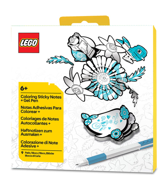 LEGO MalHaftnotizen mit LEGO Gelstift Botanicals