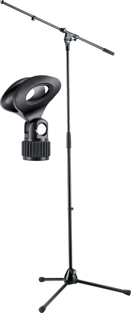 Produktbild von K&M 210/2 Mikrofonstativ Schwarz Set inkl. Klemme