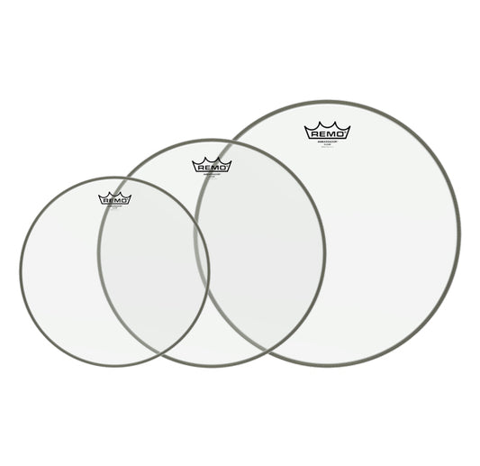 Produktbild von Remo 10" 12" 14" Ambassador Clear Set