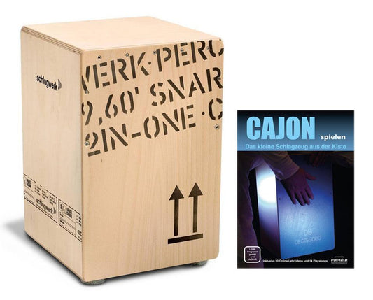Produktbild von Schlagwerk CP403 Snare Cajon 2inOne Medium Set inkl. Cajonschule