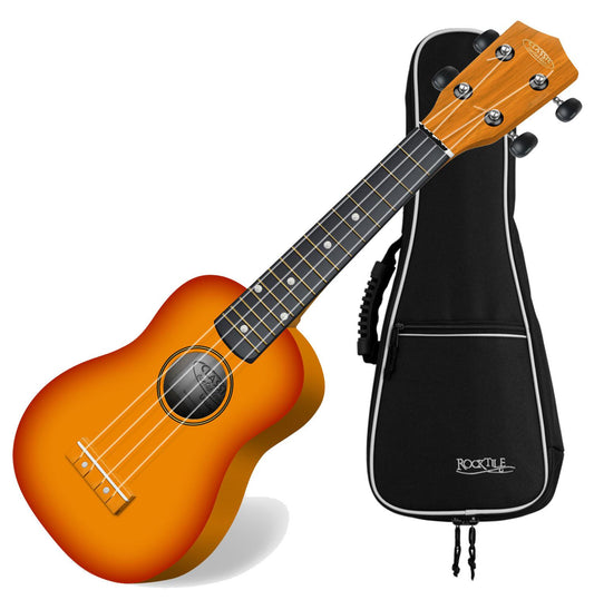 Produktbild von Classic Cantabile US-100 SB Sopran-Ukulele Sunburst Set inkl. Tasche