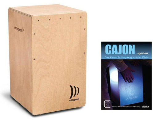 Produktbild von Schlagwerk CP4005 Cajon la Perú Buche Set inkl. Cajonschule