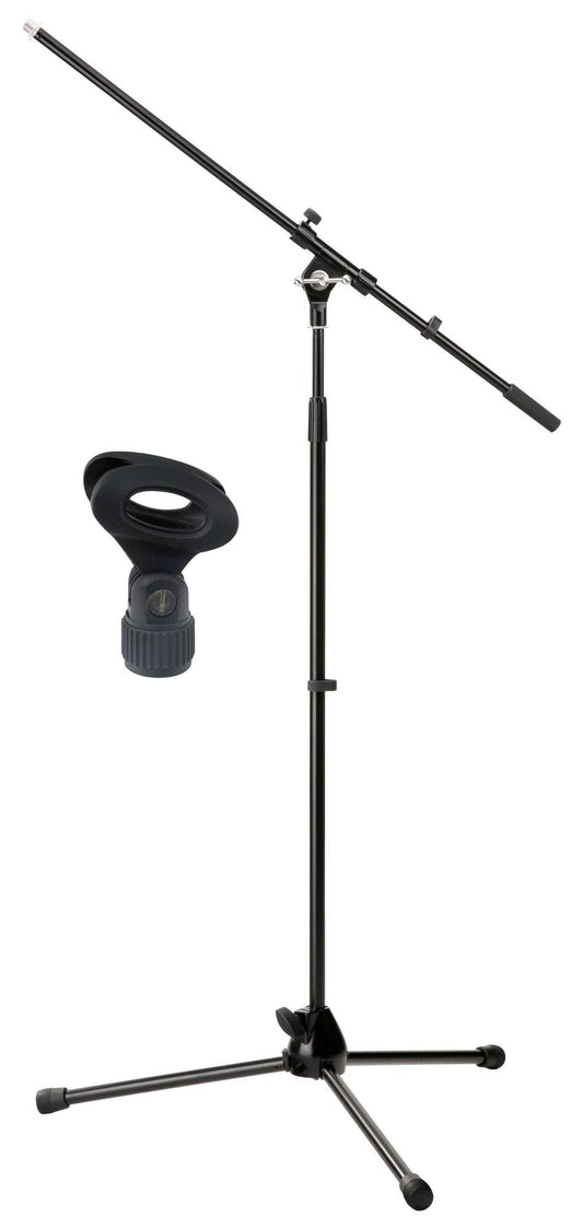 Produktbild von Pronomic MS-15 Pro Mikrofonstativ Schwarz mit Mikrofonklemme