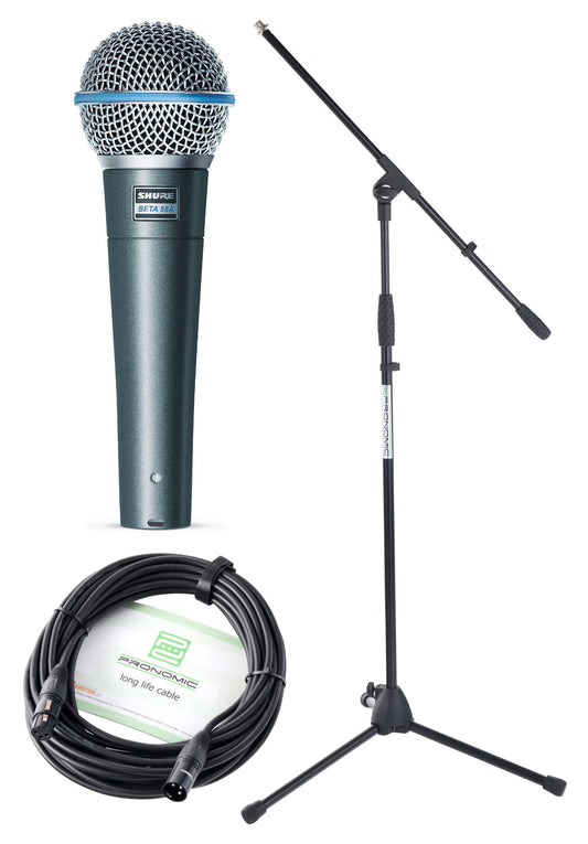 Produktbild von Shure Beta 58A Mikrofon Set+ Ständer+ Kabel