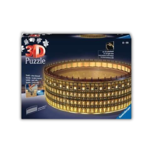 Kolosseum bei Nacht 3D Puzzle-Bauwerke 216 Teile