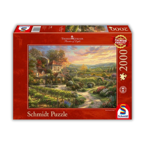 Thomas Kinkade In den Weinbergen 2000 Teile Puzzle