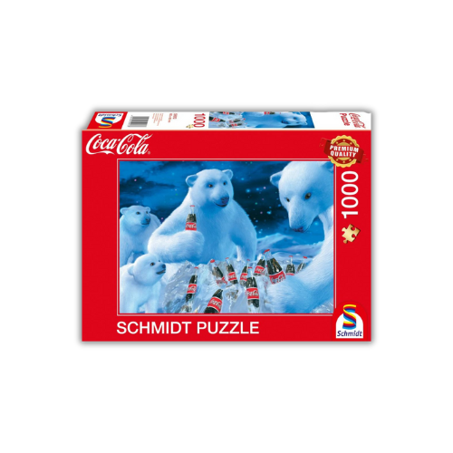 Coca Cola Polarbären 1000 Teile Puzzle