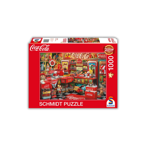 Coca Cola Nostalgie-Shop 1000 Teile Puzzle