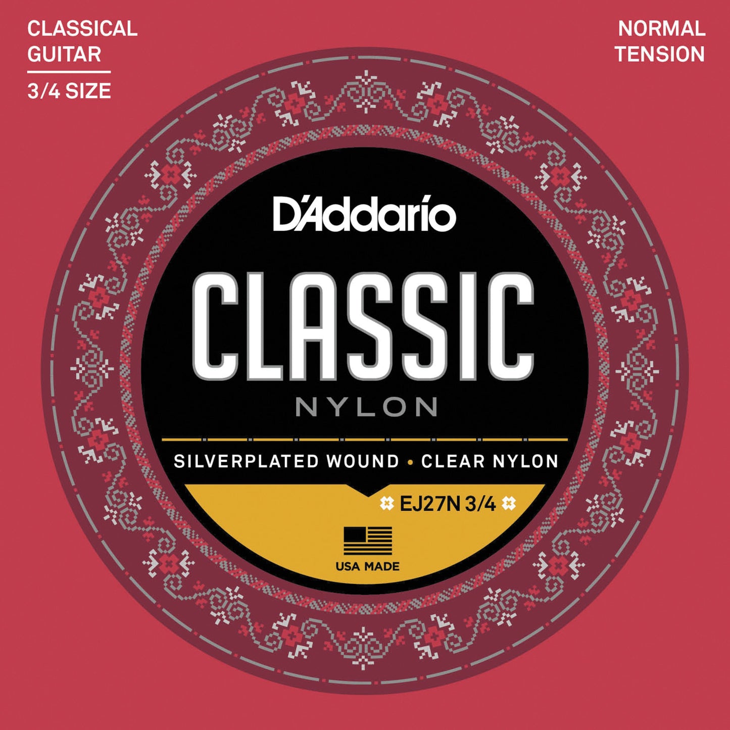 Produktbild von D'Addario EJ 27N-3/4 Student