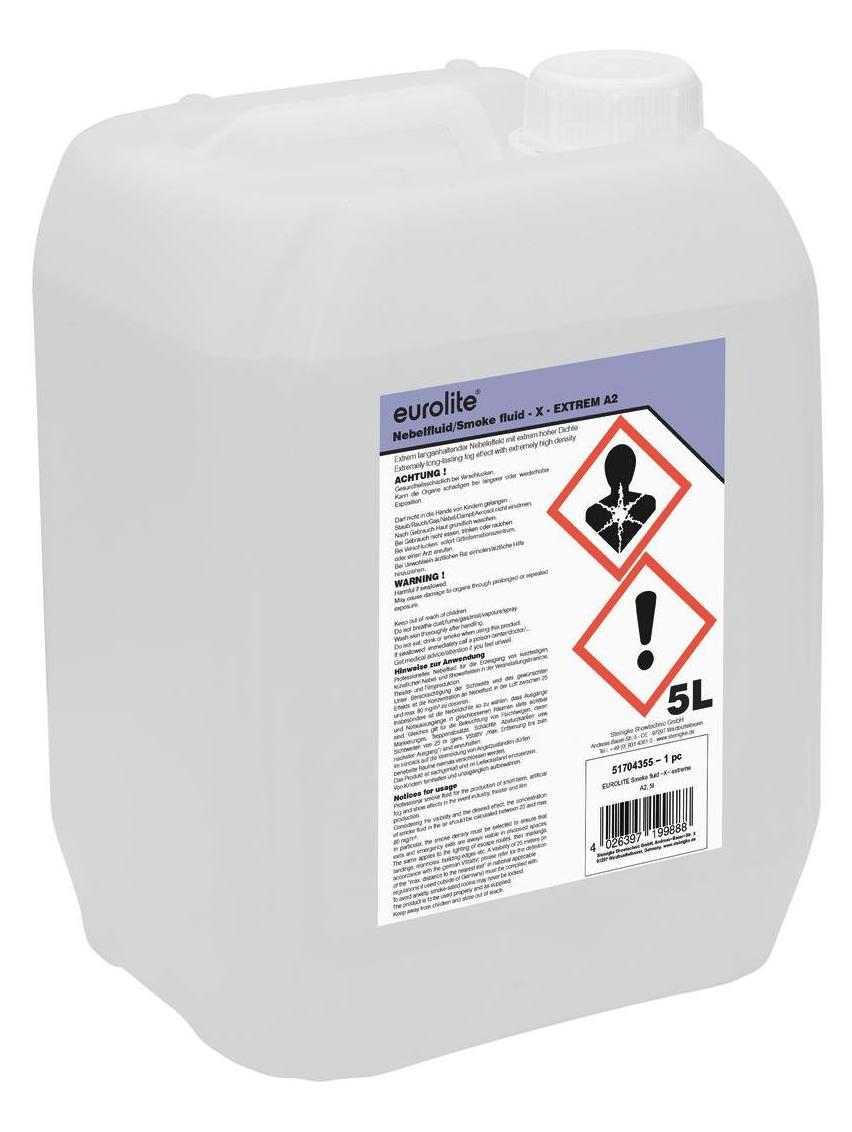 Produktbild von Eurolite Smoke Fluid "X" 5 L Nebelfluid Extrem A2