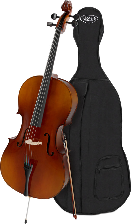 Produktbild von Classic Cantabile Student Cello 4/4 Set inkl. Bogen und Tasche