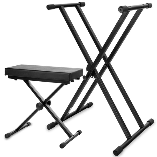 Produktbild von Classic Cantabile Keyboard-Set Deluxe Keyboardständer + Keyboardbank