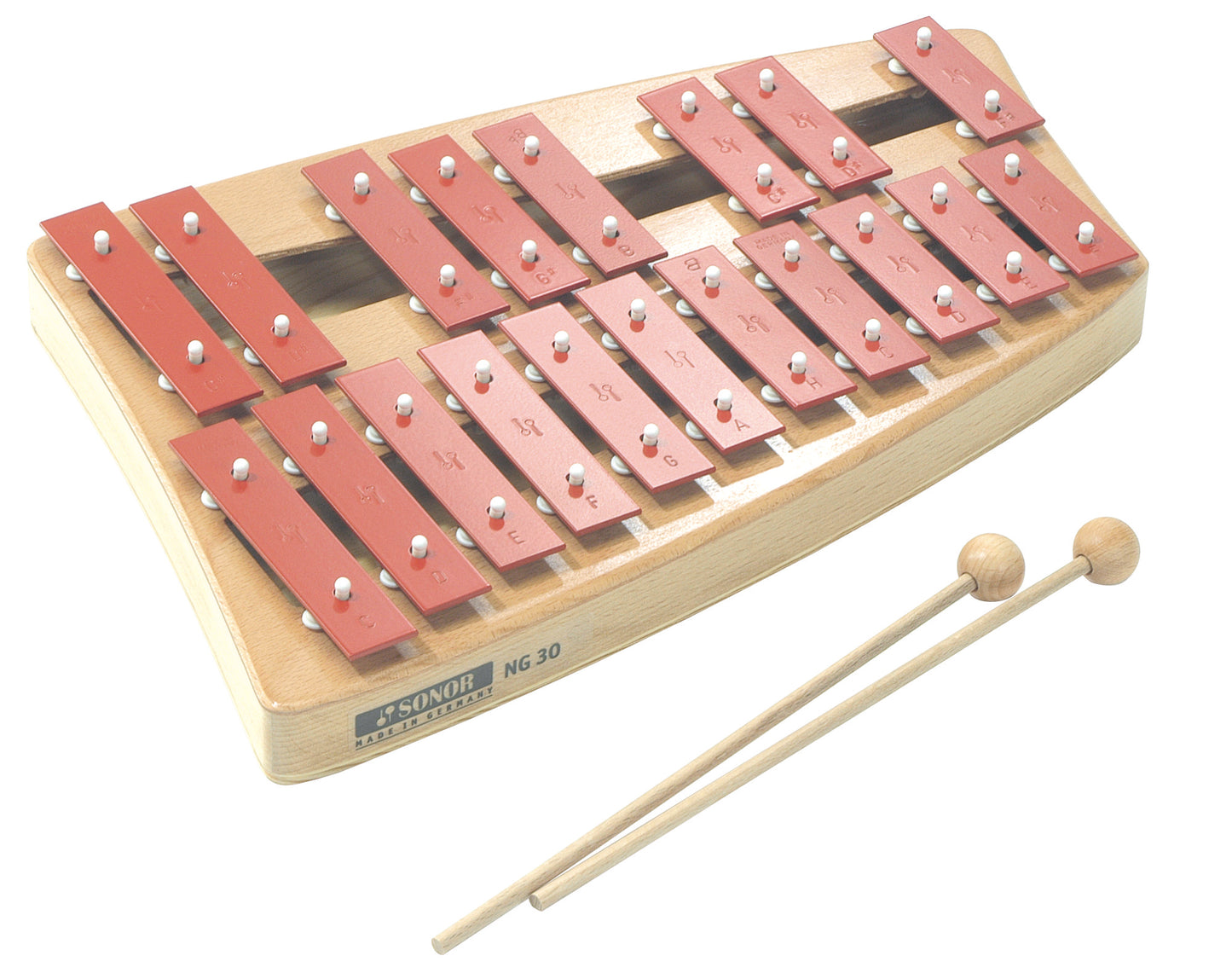 Produktbild von Sonor NG 30 Glockenspiel Sopran (Rot)