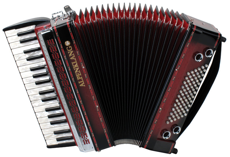 Produktbild von Alpenklang Pro Akkordeon III 72 MH Shadow Red