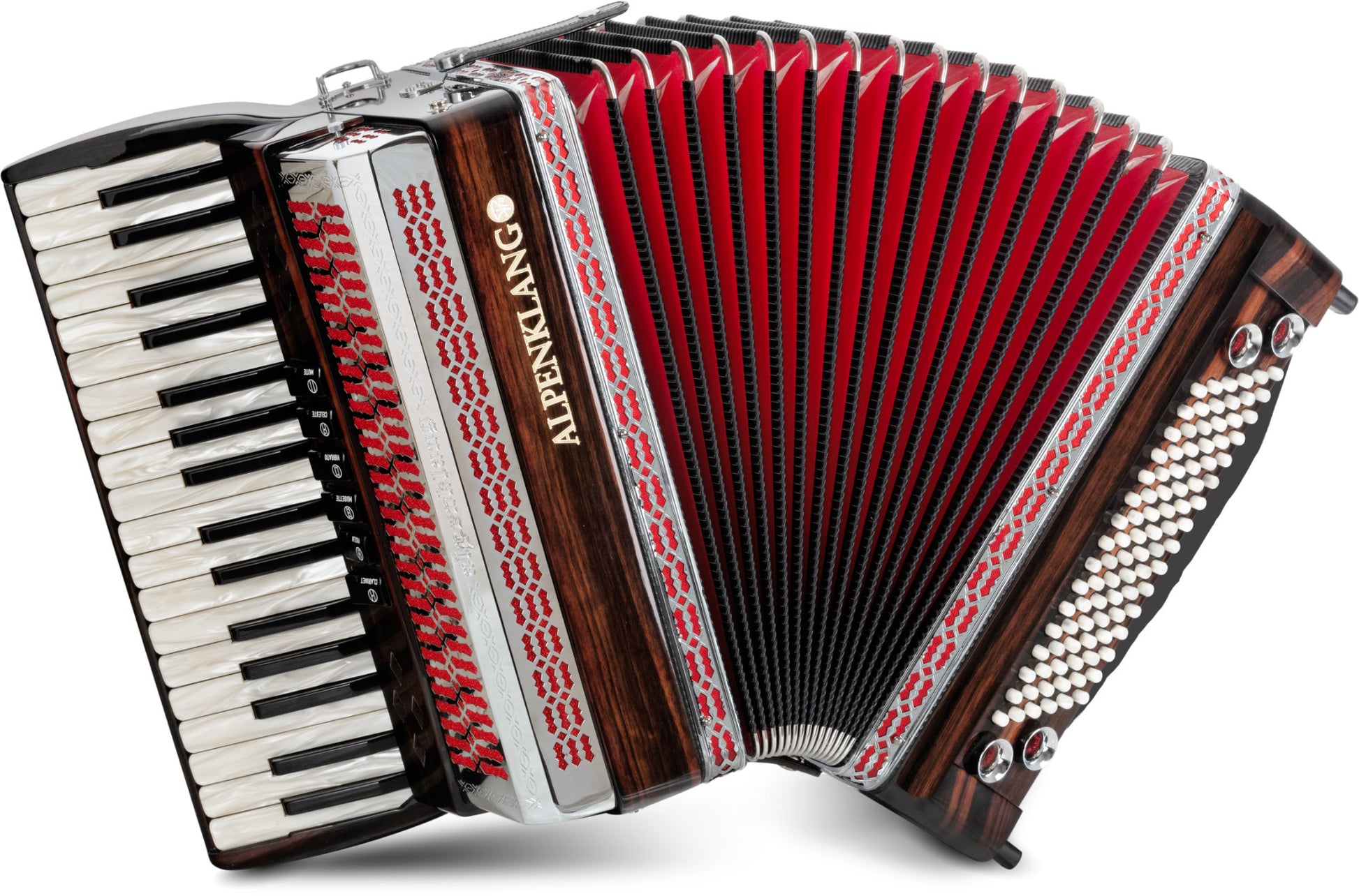 Produktbild von Alpenklang Pro Akkordeon III 96 Tasten-Steirische Ebenholz