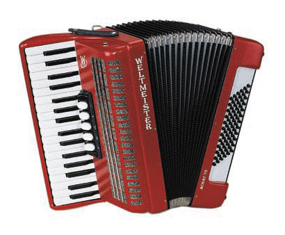 Produktbild von Weltmeister Achat 72 Bass Akkordeon 3-chörig Rotperloid