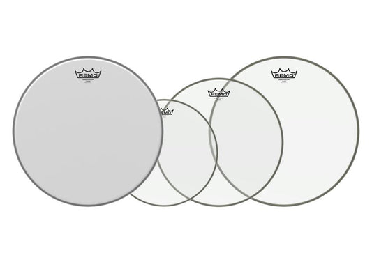 Produktbild von Remo 10" 12" 14" Ambassador Clear Set PLUS 14" Coated