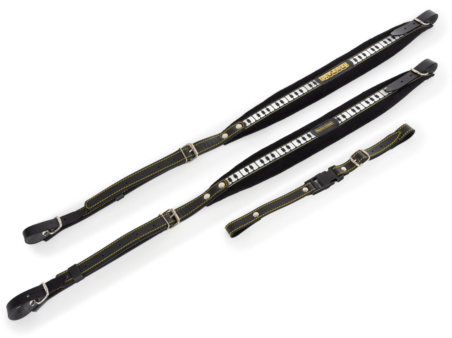 Produktbild von Zupan Akkordeonriemen "Standard" Pianodesign schwarz