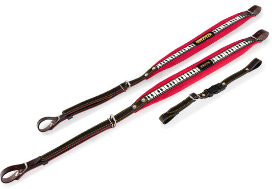 Produktbild von Zupan Akkordeonriemen "Standard" Pianodesign rot