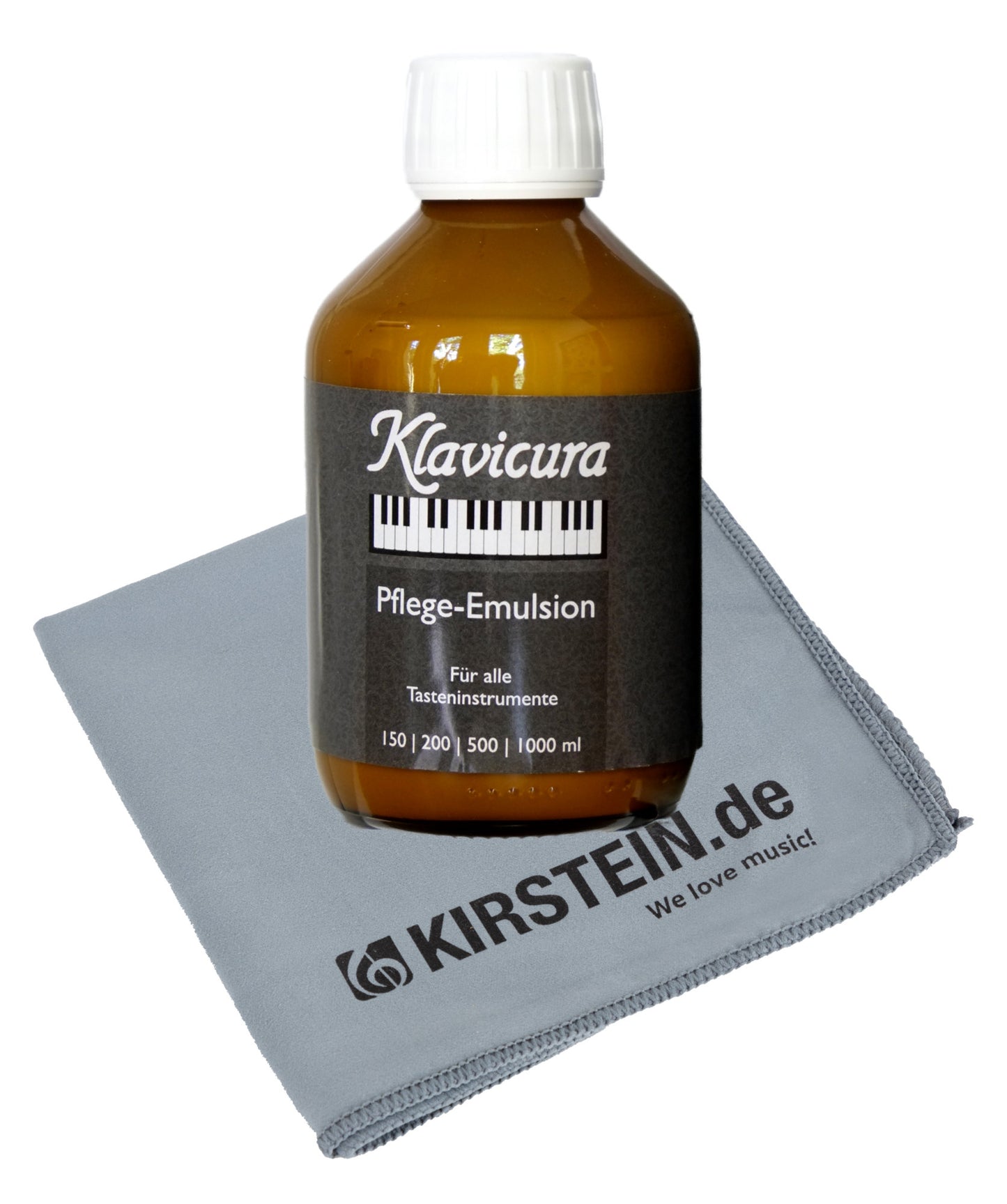 Produktbild von Klavicura Klavierpolitur 200 ml mit Poliertuch