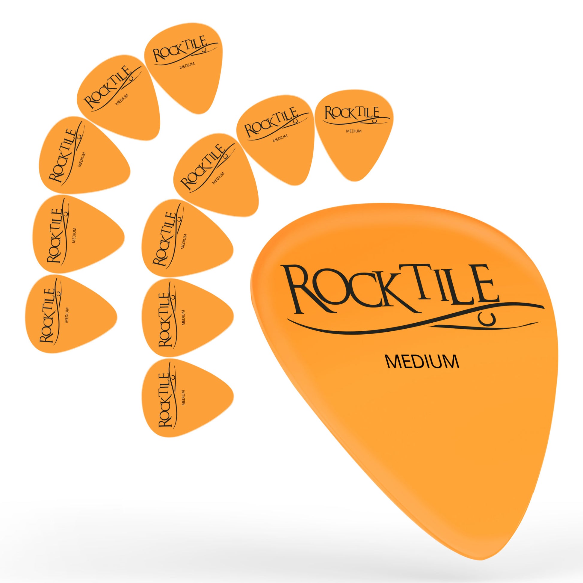 Produktbild von Rocktile Plektren Yellow Medium 12er Pack