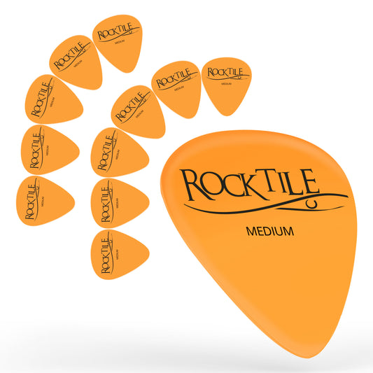 Produktbild von Rocktile Plektren Yellow Medium 12er Pack